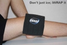 iWRAP ice pack on knee