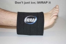 iWRAP ice pack on ankle