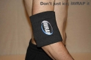 iWRAP ice pack on elbow